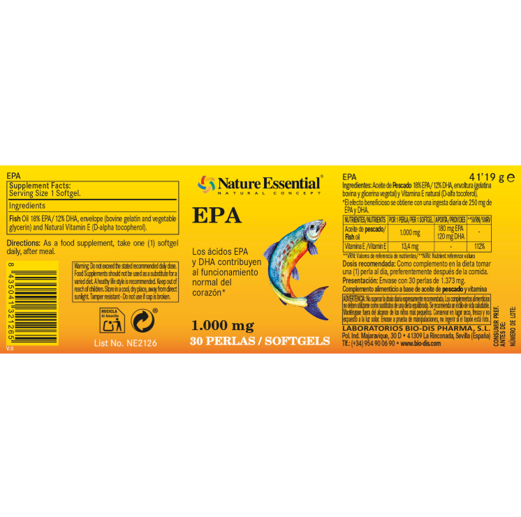 EPA 1000mg - Alecobio