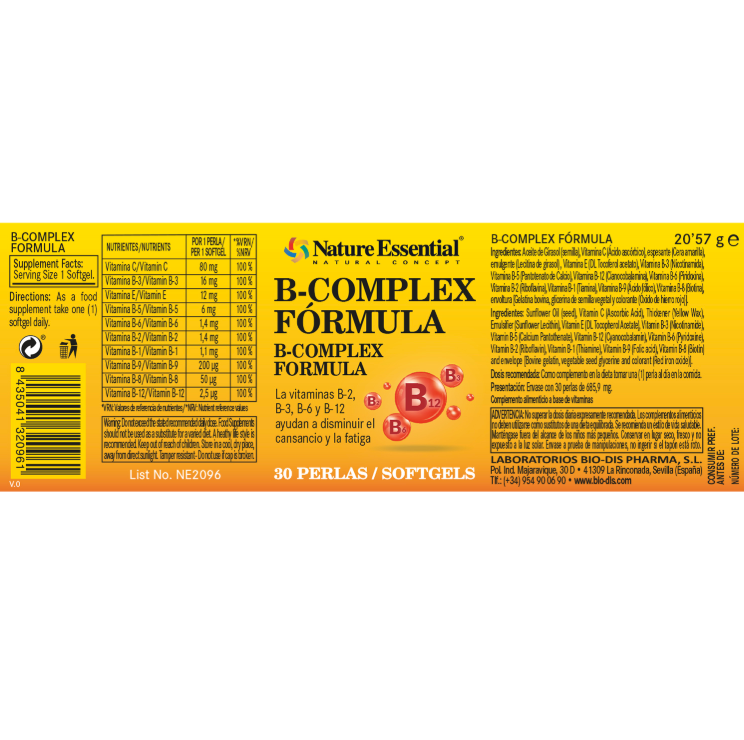 B-Complex fórmula - Alecobio