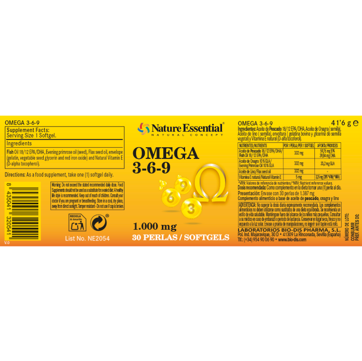 Omega 3-6-9 - Alecobio