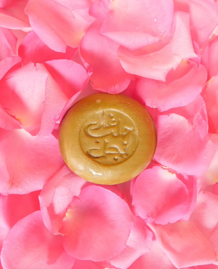 Jabón de Alepo con Rosa de Damasco Ecológica - Alecobio