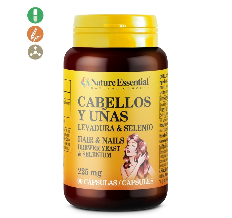 Cabellos y Uñas ( Levadura+ Selenio) - Alecobio