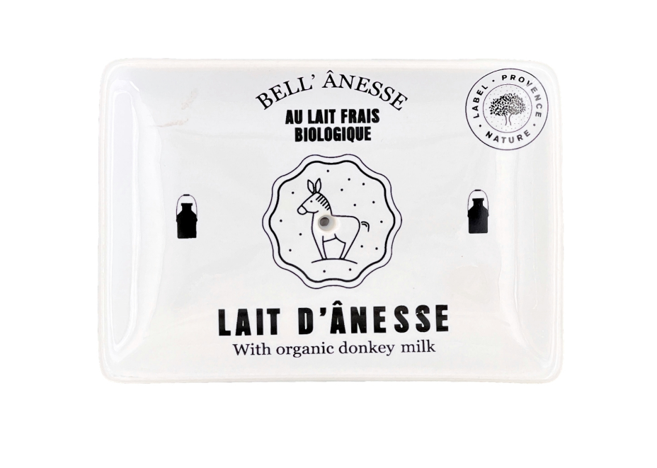 Jabonera de Cerámica Leche de Burra Blanca y Negra - Alecobio