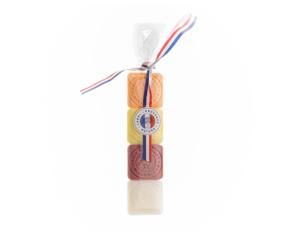 Pack de 4 Jabones de Leche de Burra Perfumados - Alecobio