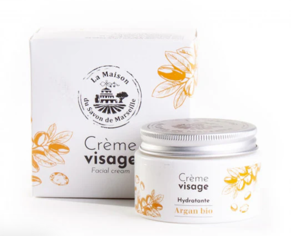 Crema Facial de Aceite de Argán Bio de La Maison du Savon de Marseille