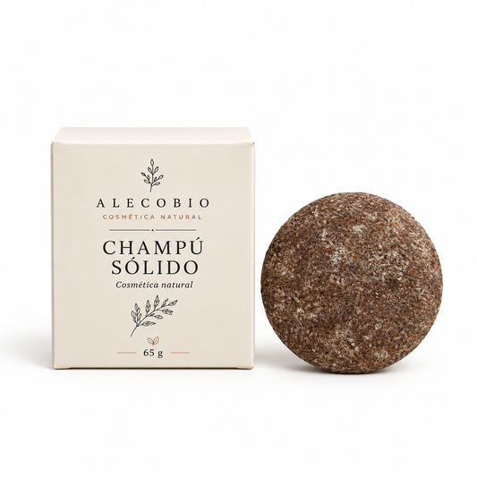 Champú Sólido de Cacao y Manteca de Karité - Alecobio