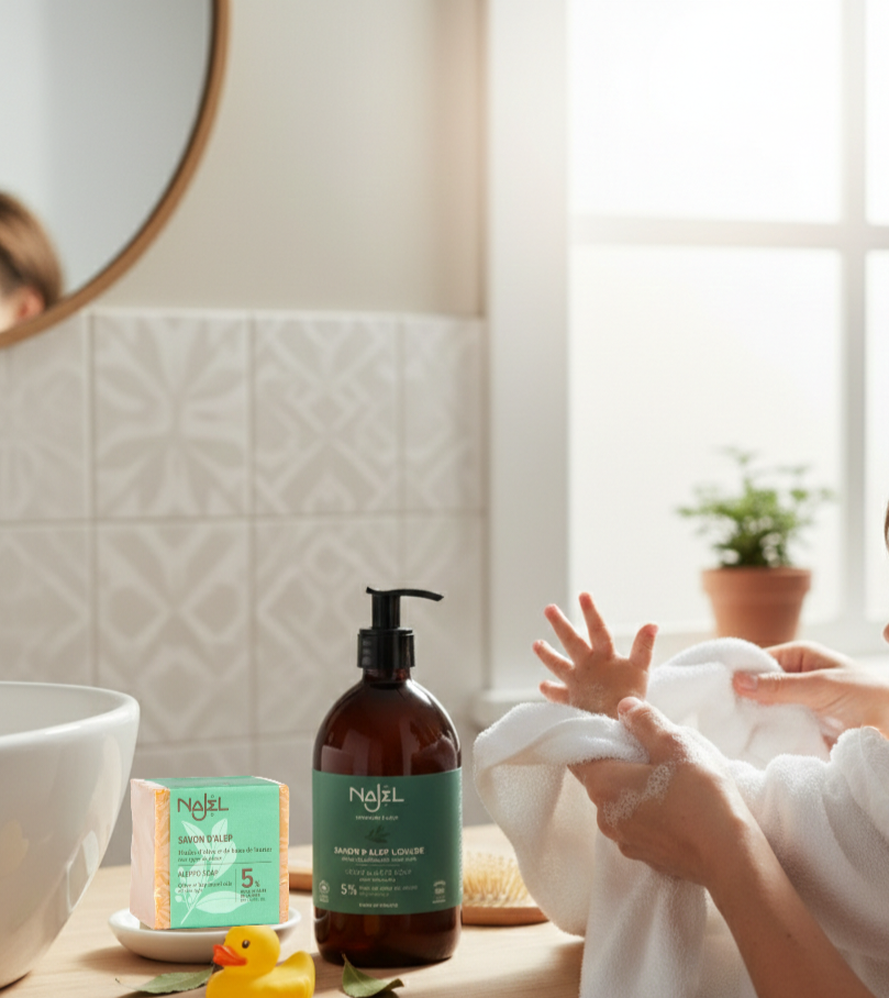 Jabón líquido de Alepo al 5% de Bayas de Laurel - Alecobio