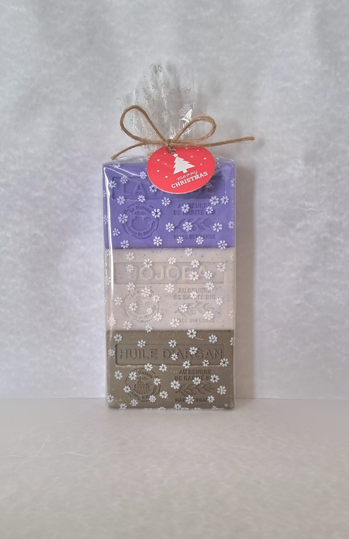 Pack Regalo set 3 Jabones de la Provenza (Lavanda, Jojoba, Aceite Argán)