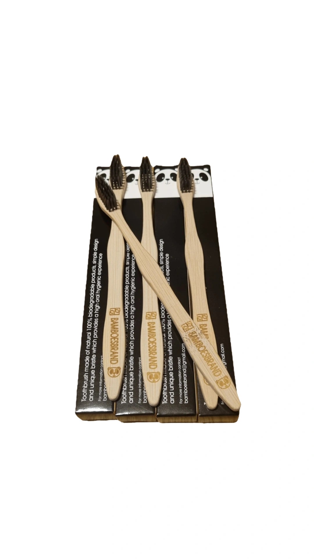 Cepillo Dental de Bambú con Fibras Naturales de Carbón Vegetal 1 unidad - Alecobio