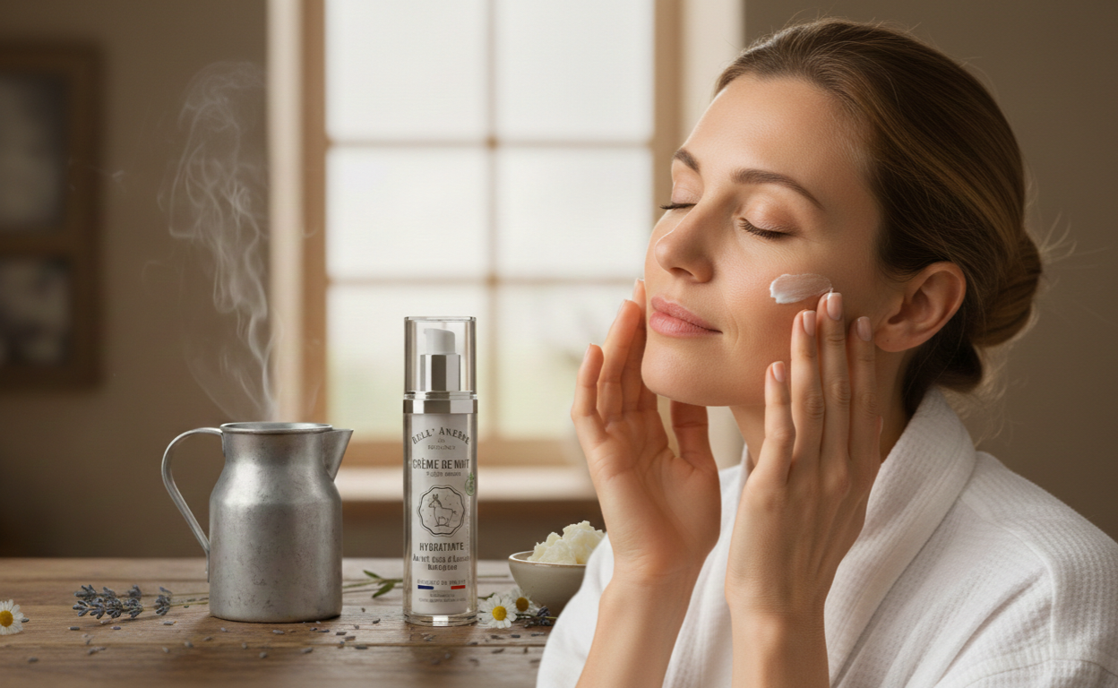 Crema Nutritiva de Noche de Leche de Burra Ecológica - Alecobio