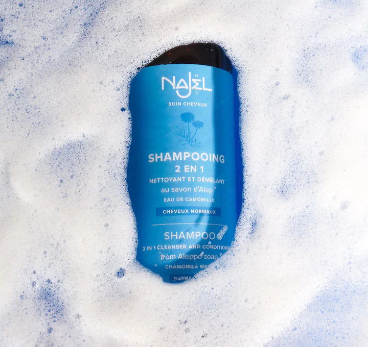 Champú de Jabón de Alepo 2en 1 para Cabellos Normales