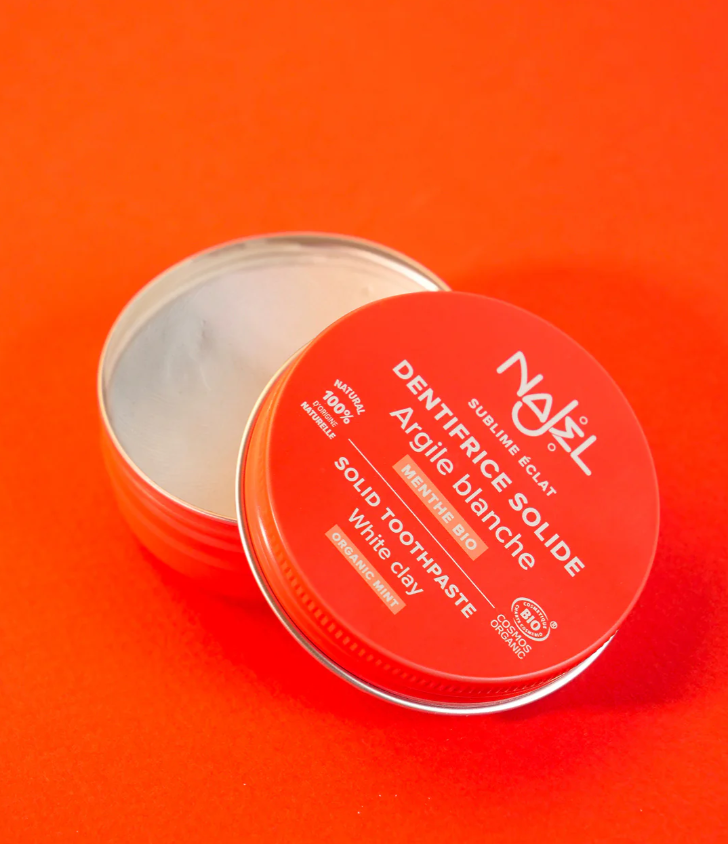 Pasta Dentífrica Sólida de Arcilla Blanca