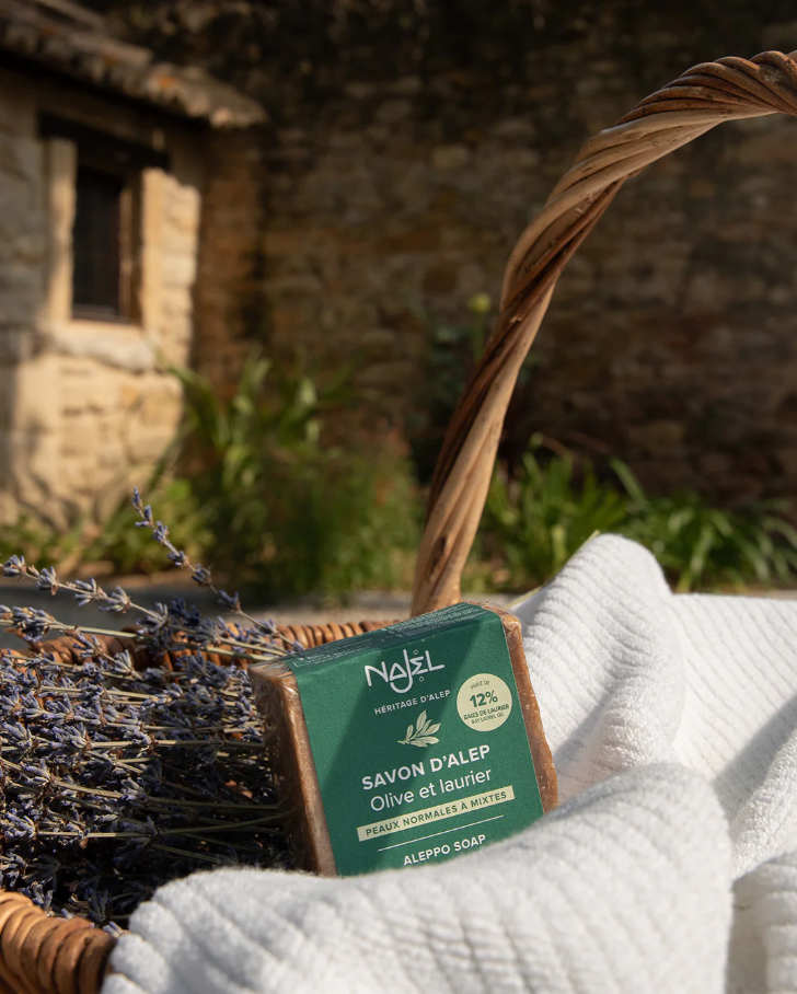 Jabón de Alepo 12% de Bayas de Laurel - Alecobio