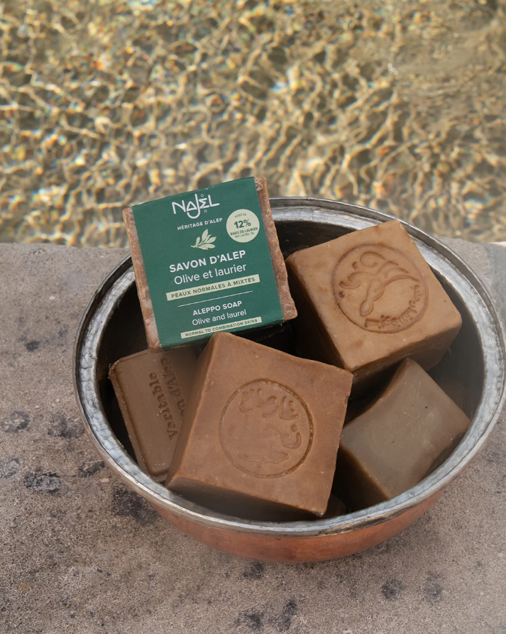 Jabón de Alepo 12% de Bayas de Laurel - Alecobio
