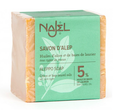Jabón Alepo Najel 5% de Bayas de Laurel - Alecobio