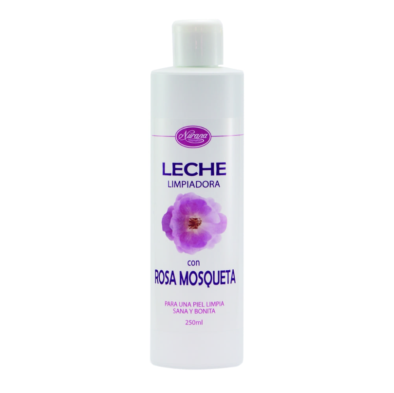 Leche Limpiadora con Rosa Mosqueta - Alecobio