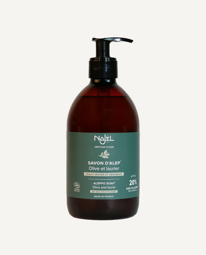 Jabón Líquido de Alepo 20% de Bayas de Laurel - Alecobio