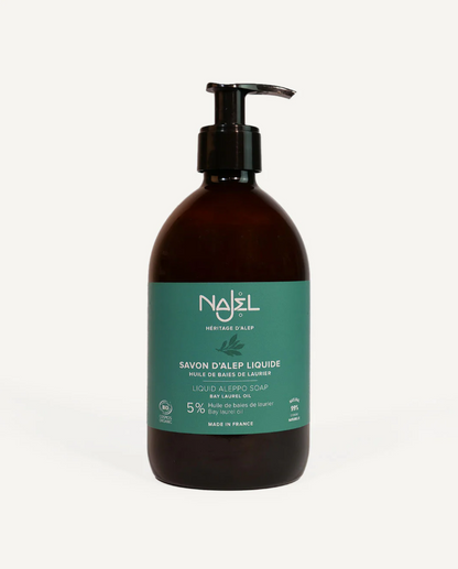 Jabón líquido de Alepo al  5% de Bayas de Laurel - Alecobio