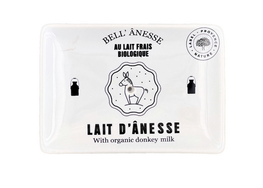 Jabonera de Cerámica Leche de Burra Blanca y Negra - Alecobio