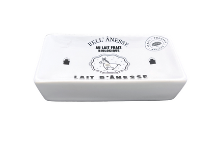 Jabonera de Cerámica Leche de Burra Blanca y Negra - Alecobio
