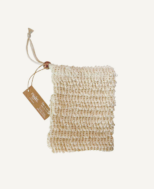 Bolsa para Jabón de Sisal y Algodón 100% Natural - Alecobio