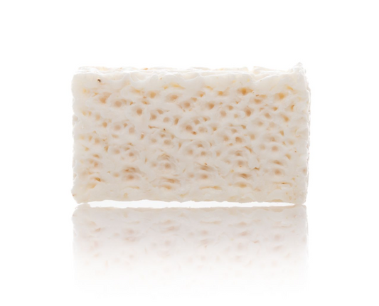 Jabón 150g Exfoliante Orgánico de Leche de Burra, Polvo de Arroz y Trigo