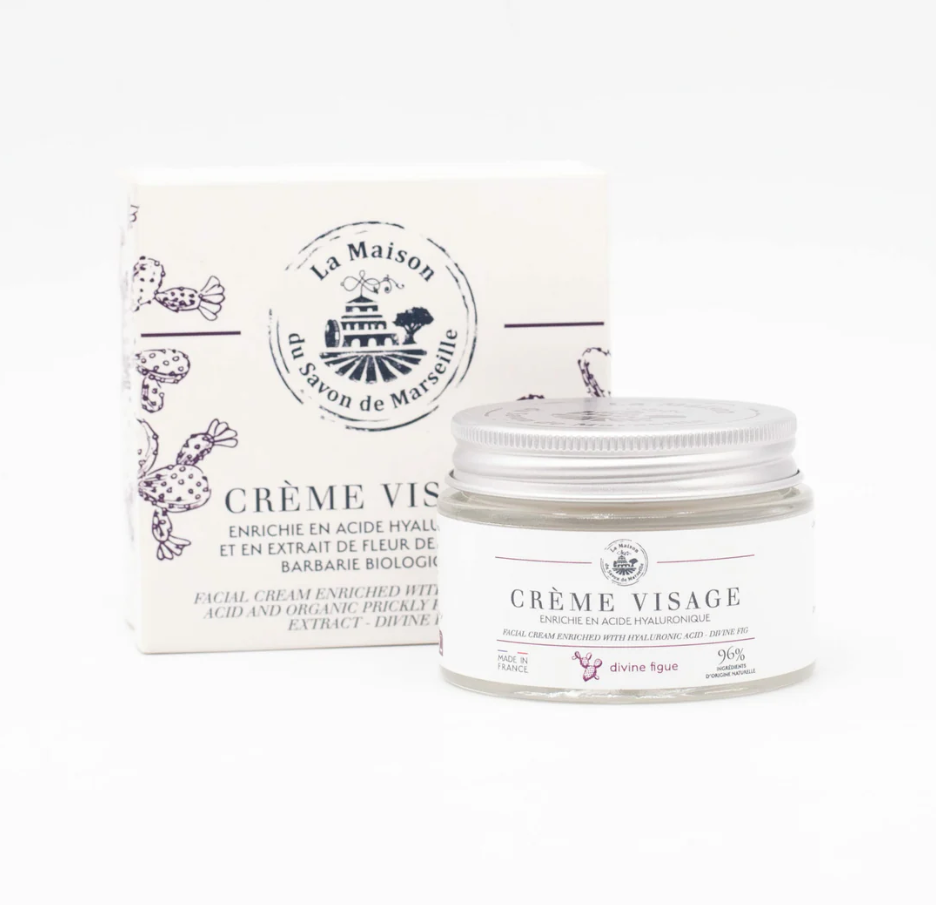 Crema Facial de Higo Chumbo y Acido Hialuronico - Alecobio