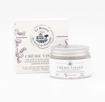 Crema Facial de Higo Chumbo y Acido Hialuronico - Alecobio