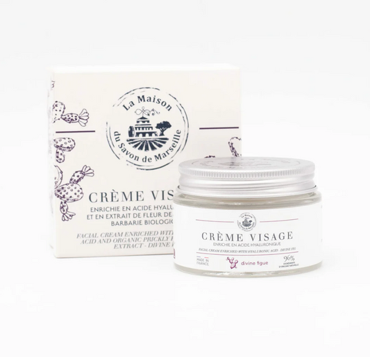 Crema Facial de Higo Chumbo y Acido Hialuronico - Alecobio