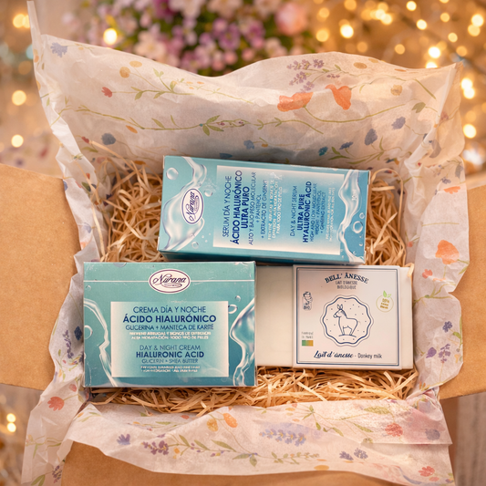 Pack Hidratación Facial Básica – Ácido Hialurónico y Leche de Burra BIO - Alecobio