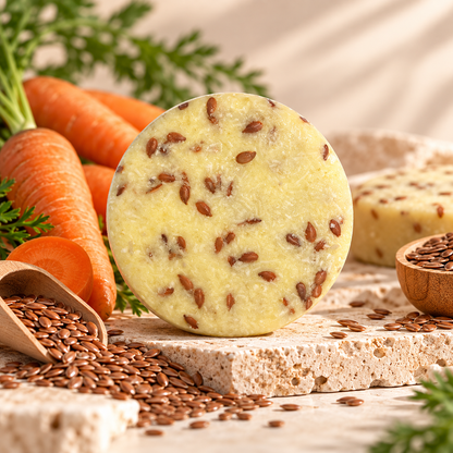 Exfoliante Sólido con Zanahoria y Semillas de Lino - Alecobio