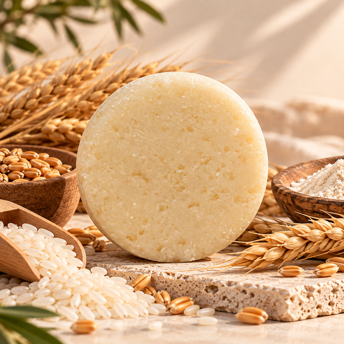 Exfoliante Sólido de Germen de Trigo y Arroz - Alecobio