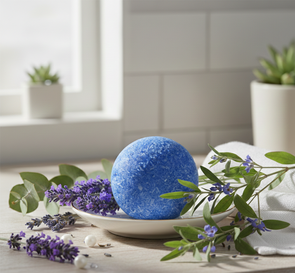 Champú Sólido Lavanda e Índigo - Alecobio