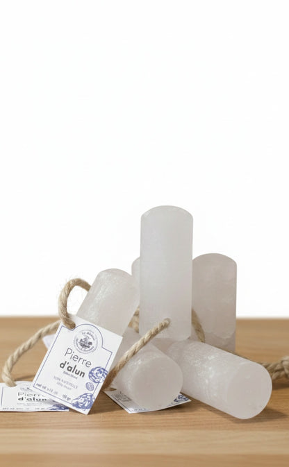 Desodorante 100% Natural de Piedra Alumbre con Cuerda - Alecobio