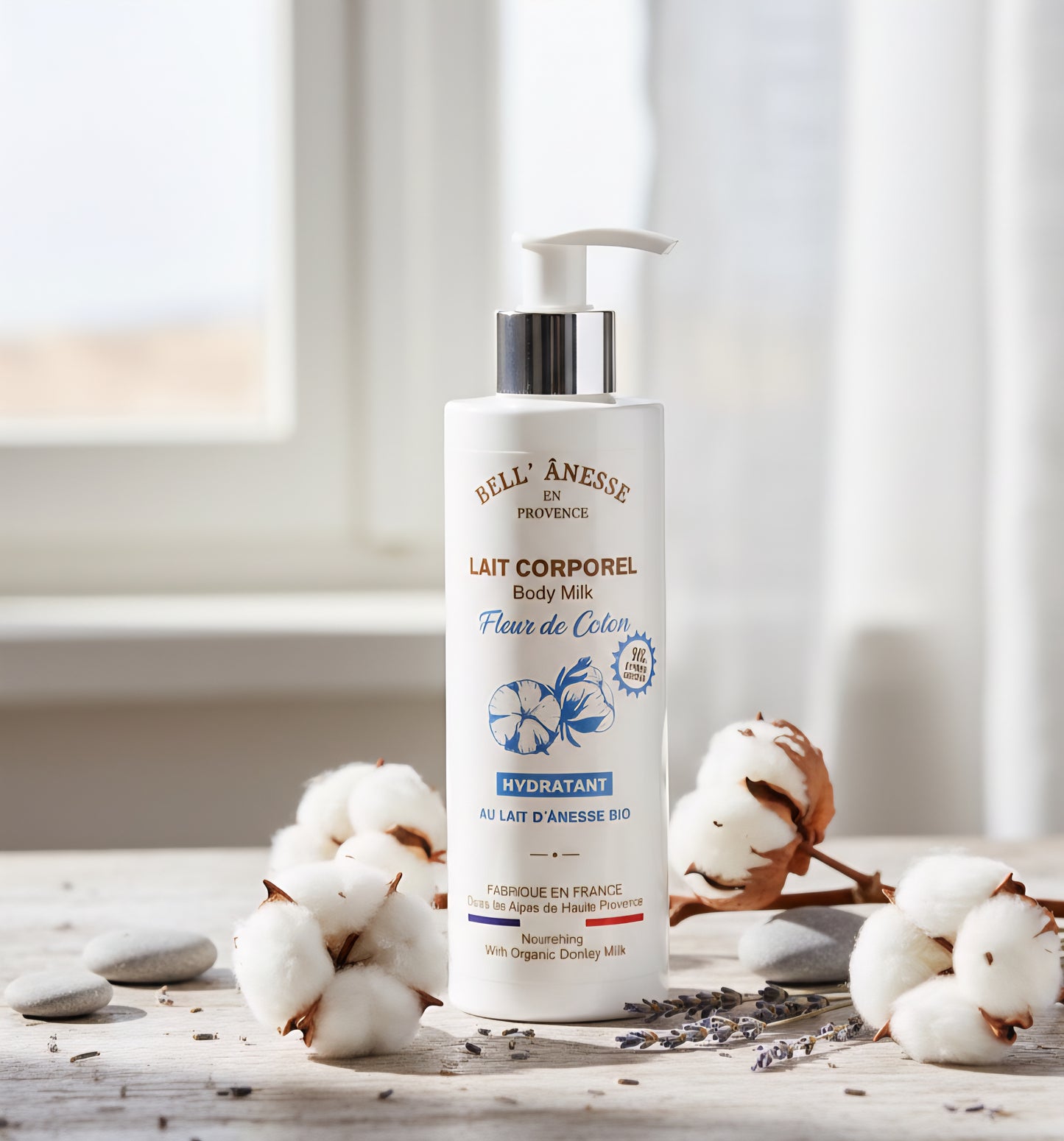 Loción Corporal Leche de Burra con Flor de Algodón