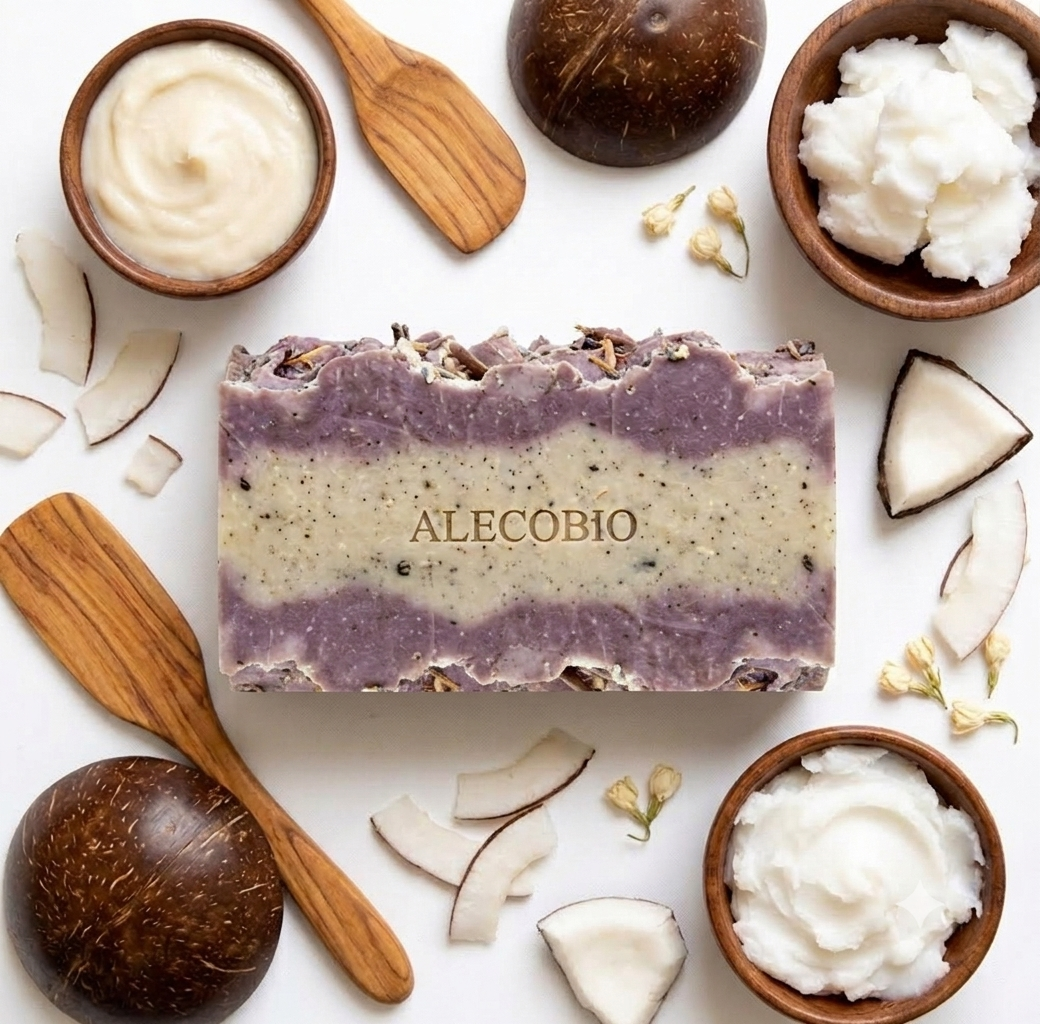 Jabón Artesano con Manteca de Coco - Alecobio