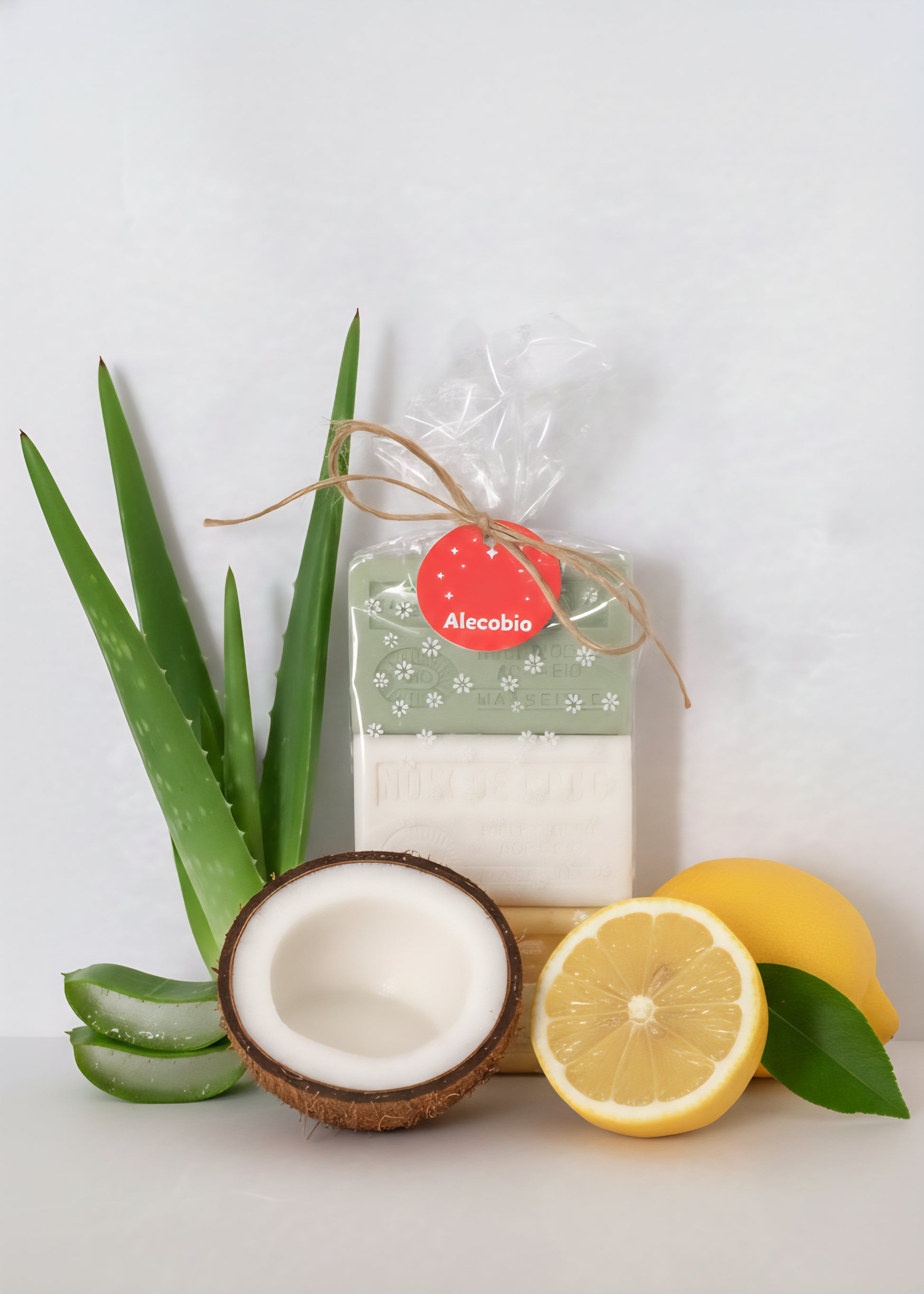 Pack Regalo Set 3 Jabones de la Provenza (Aloe Vera, Coco, Citrón) - Alecobio
