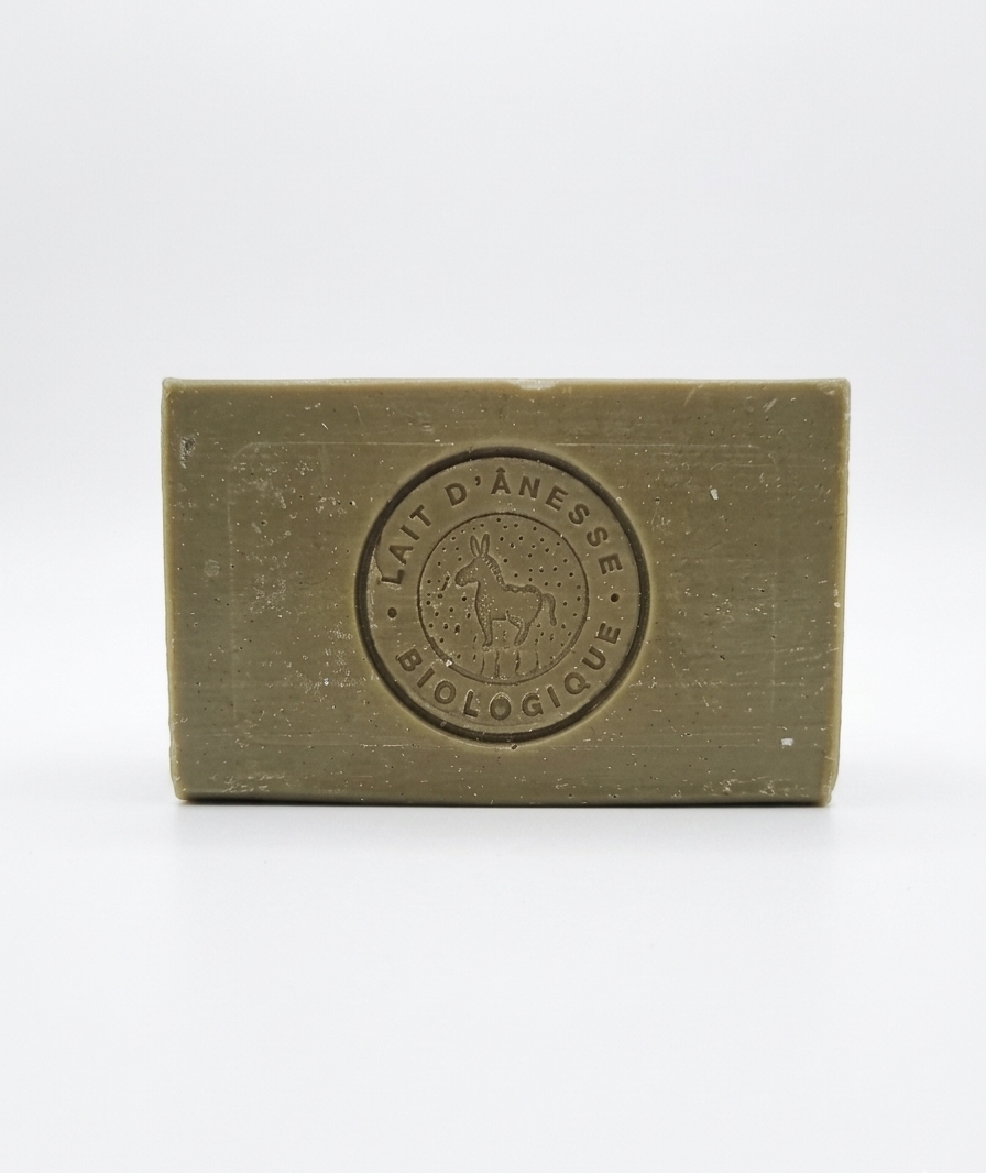 Jabón Facial Doble cara de Leche de Burra Biológica y Aceite de Argán Exfoliante-Hidratante