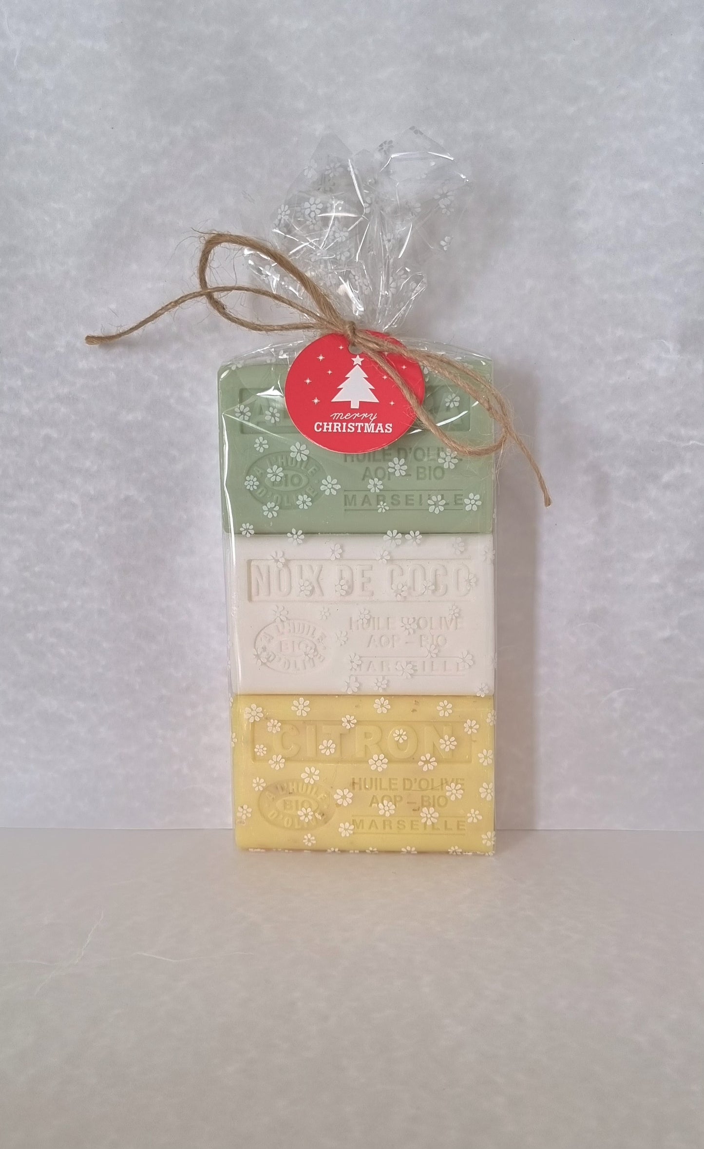 Pack Regalo Set 3 Jabones de la Provenza (Aloe Vera, Coco, Citrón)