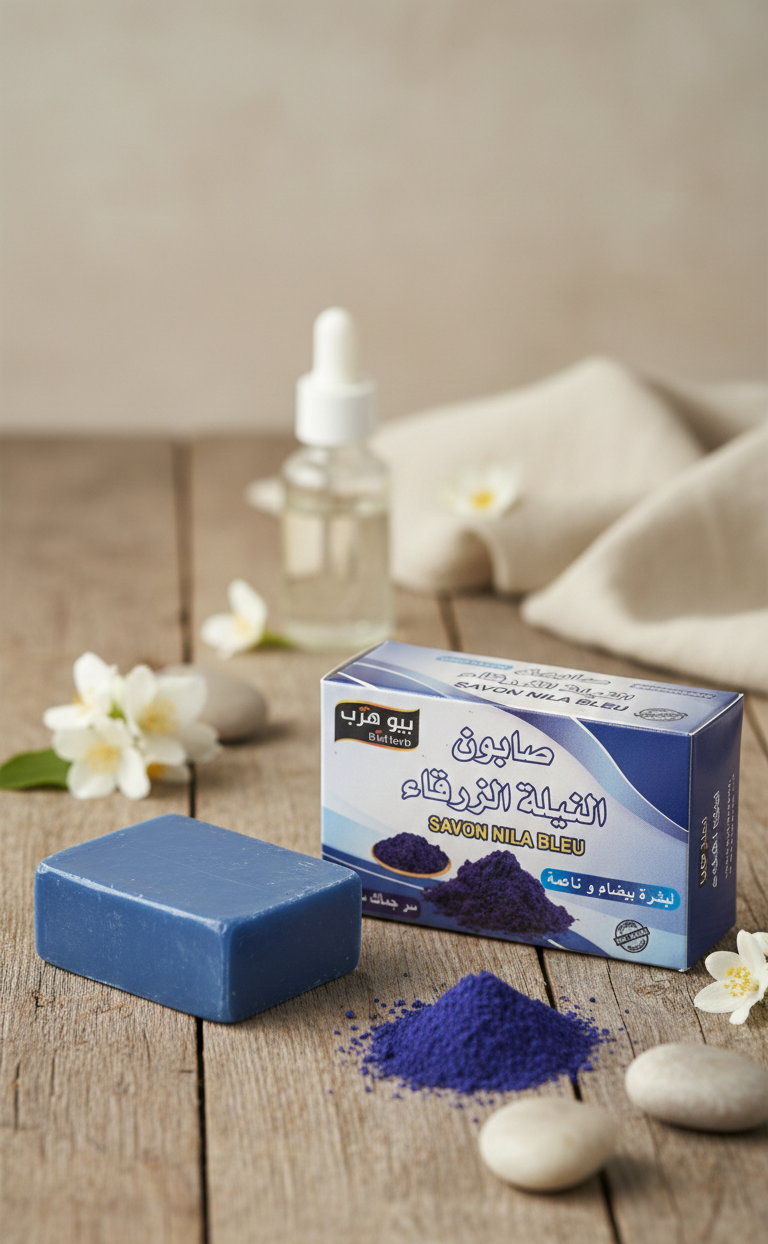 Jabón Aclarante y  Blanqueador de Nila Azul