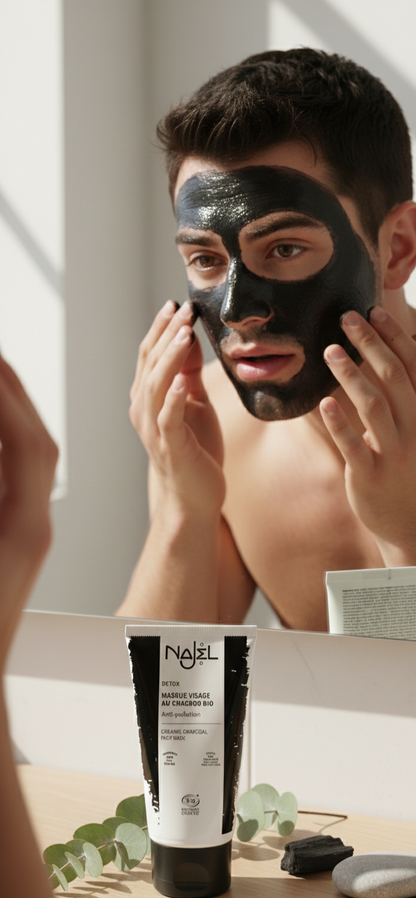 Mascarilla Facial de Carbón Activo Orgánico - Alecobio
