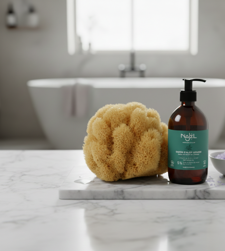 Esponja de Mar 100% Natural - Alecobio