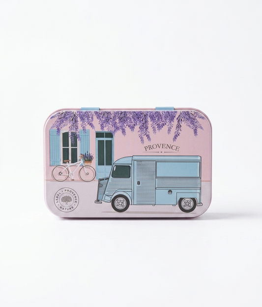 Caja metálica Camioneta Vintage para jabón 125g - Alecobio