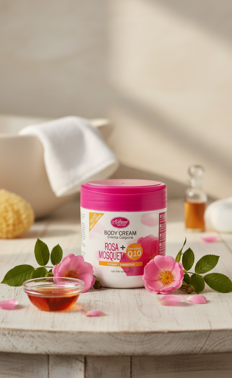 Crema corporal de Rosa Mosqueta + Coenzima Q10 - Alecobio