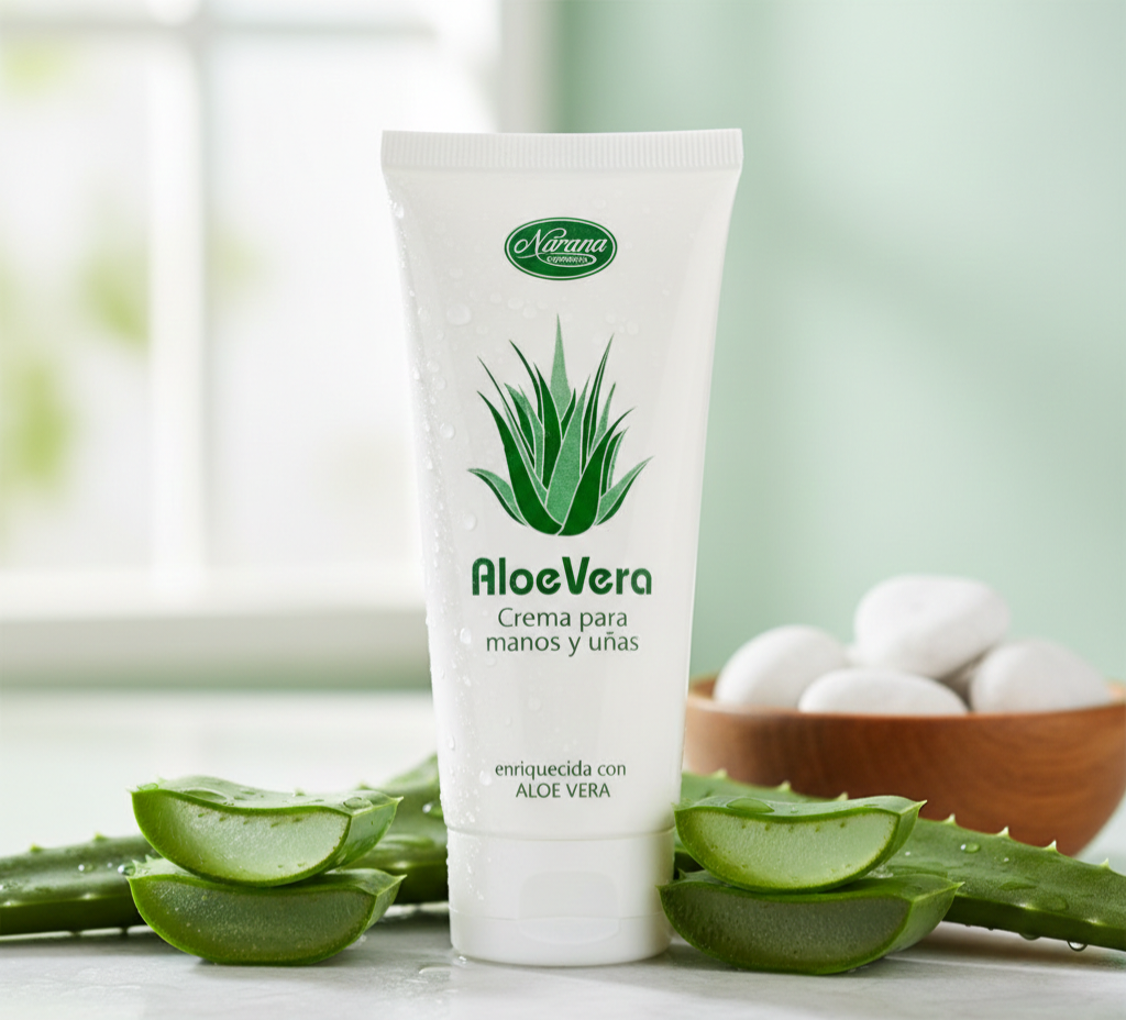 Crema de Manos y Uñas con Aloe Vera - Alecobio
