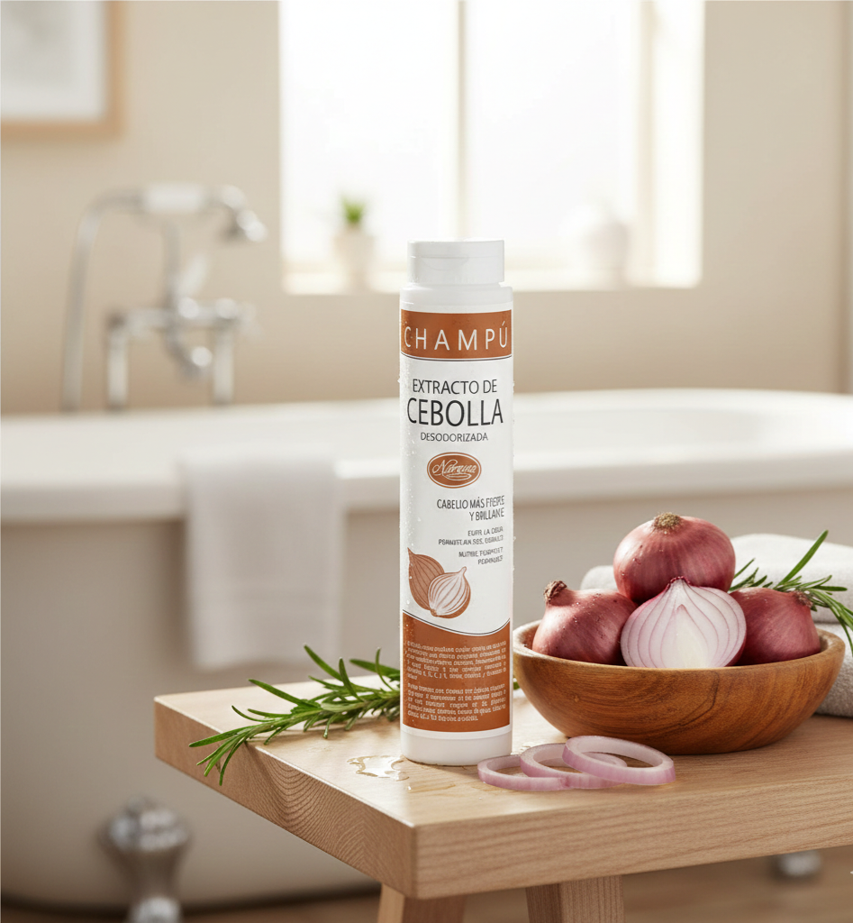 Champú de Cebolla Desodorizada - Alecobio