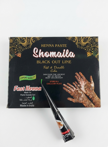 Henna Shomaila Tatuajes Temporales Negra - Alecobio
