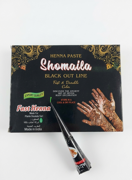 Henna Shomaila Tatuajes Temporales Negra