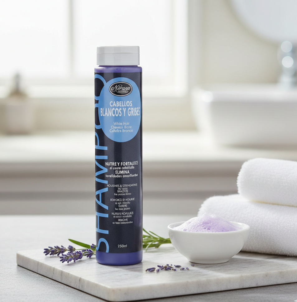 Champú Cabellos Blancos y Grises