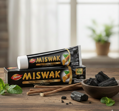 Pasta Dental Miswak con Carbón Activo - Alecobio
