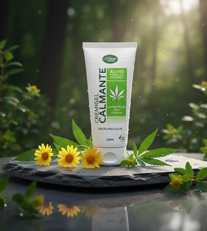 Cremigel Calmante con CBD, Árnica e Hipérico - Alecobio